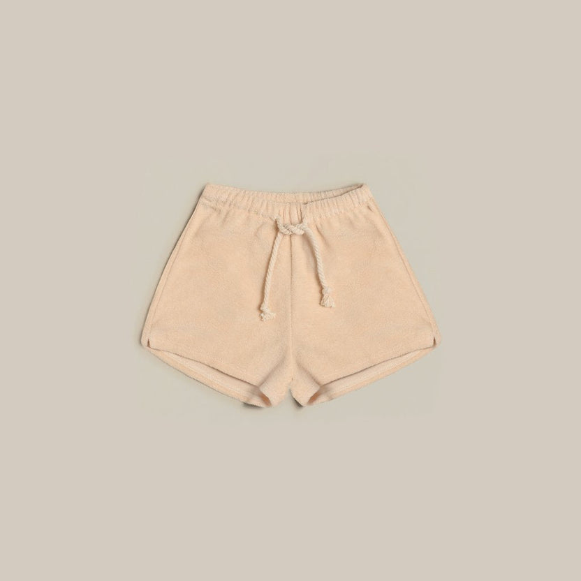 Terry Rope Organic Zoo - Pebble Terry Rope Shorts – Hello Little Crew