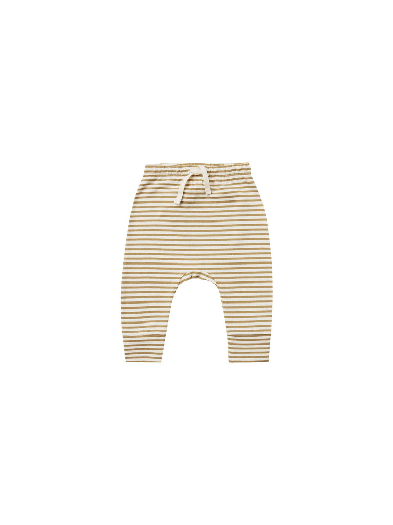 Quincy Mae - Drawstring Pant (Gold Stripe)