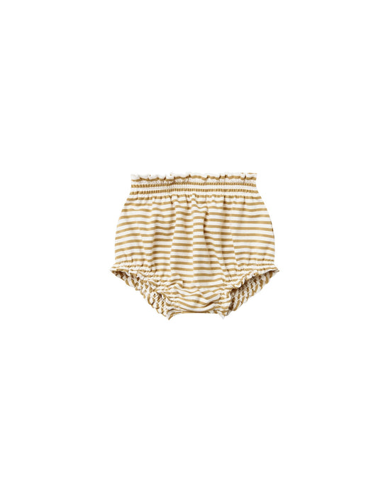 Quincy Mae - Gathered Bloomer (Gold Stripe)