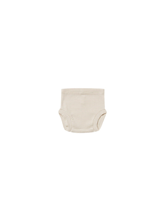 Quincy Mae - Ribbed Bloomer (Ash Stripe)