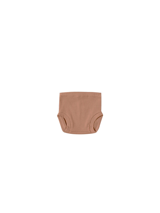 Quincy Mae - Ribbed Bloomer (Terracotta) - Last 0/3 & 12/18