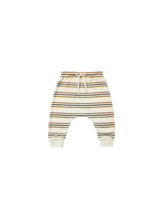 Quincy Mae - Terry Pant (Retro Stripe)