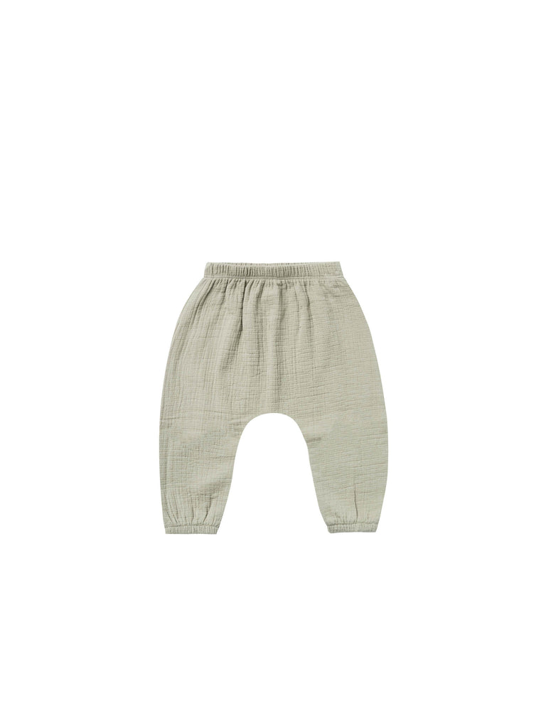 Quincy Mae - Woven Pant (Sage)