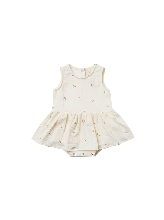 Quincy Mae - Skirted Tank Romper (Tiny Flower) - Last 0/3