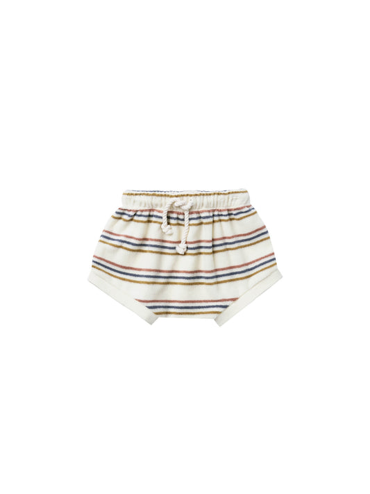Quincy Mae - Terry Short (Retro Stripe) - Last 0/3