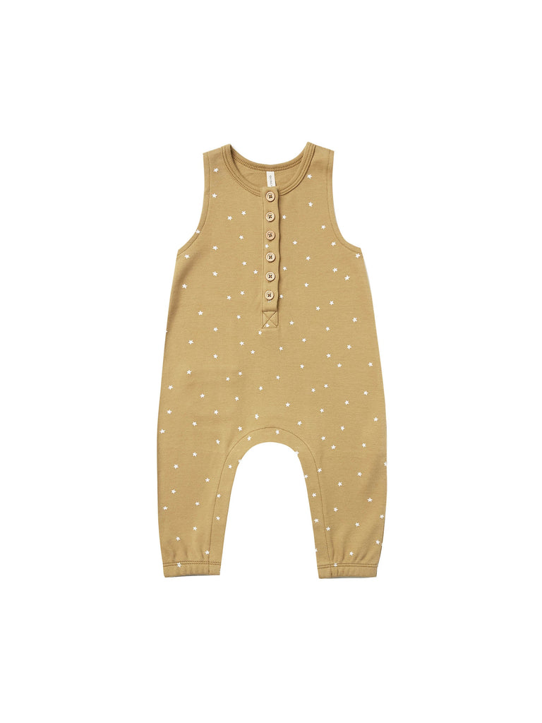 Quincy Mae - Sleeveless Jumpsuit (Gold Stars)