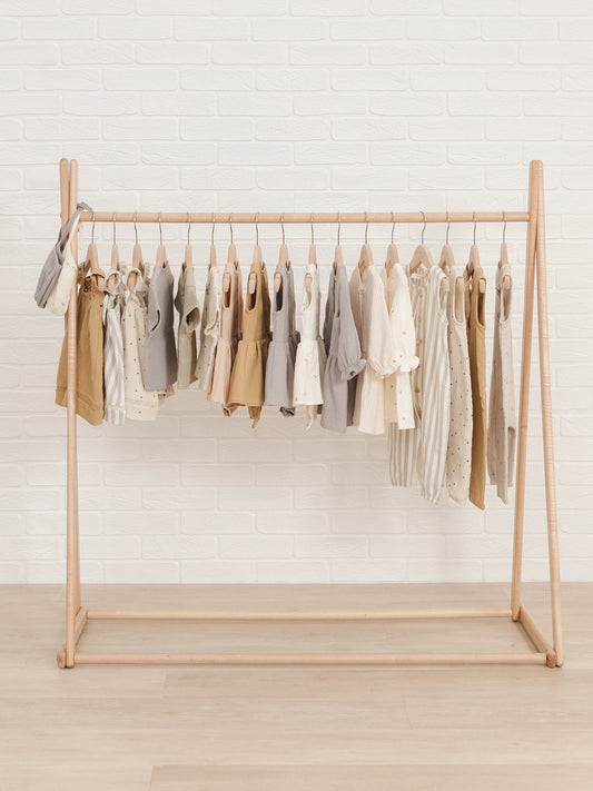 Quincy Mae - Woven Button Jumpsuit (Gold)