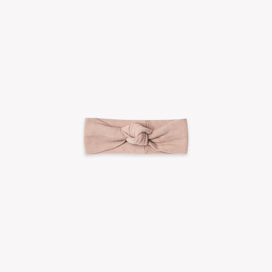 Quincy Mae - Ribbed Turban (Rose)