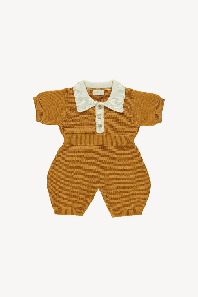 Fin and Vince - Collared Jumper (Wheat)