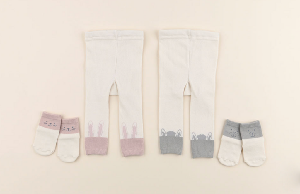 Little Rabbit Footless Tights + Socks