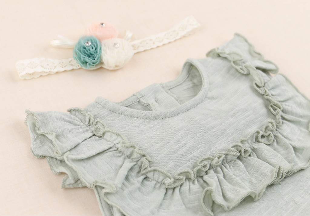 Roelle Ruffle Tee - Only 6/12 & 12/18