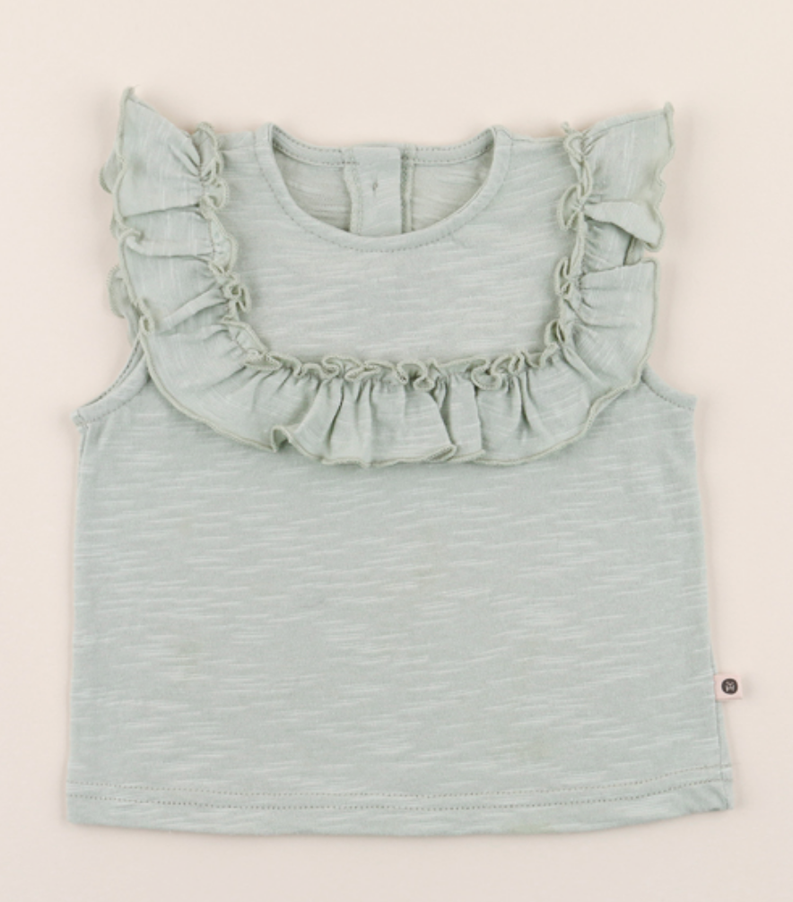 Roelle Ruffle Tee - Only 6/12 & 12/18