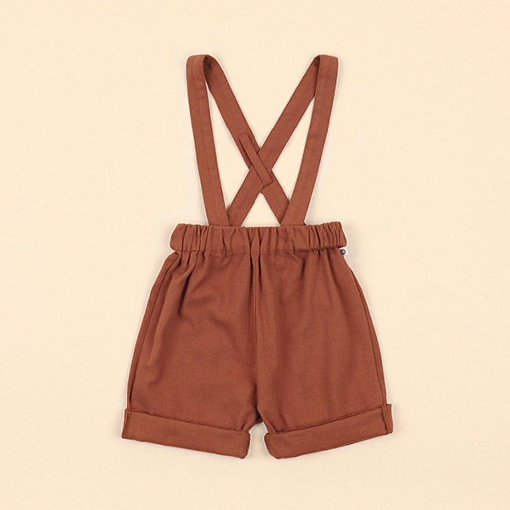 Sequoia Suspender Shorts - Rust