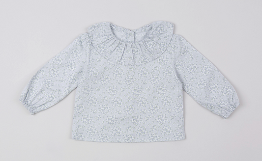 Morning Flower Collar Blouse