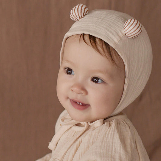 Bubble Gauze Bonnet