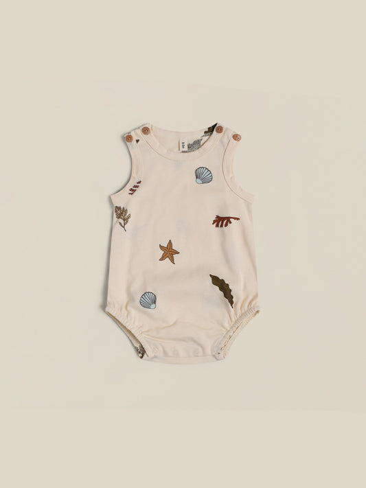 Organic Zoo - Seaweed Sleeveless Bodysuit