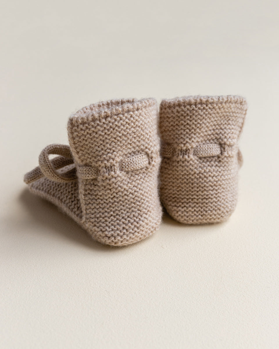 Sand Color Booties Hvid - Booties (Sand) – Hello Little Crew