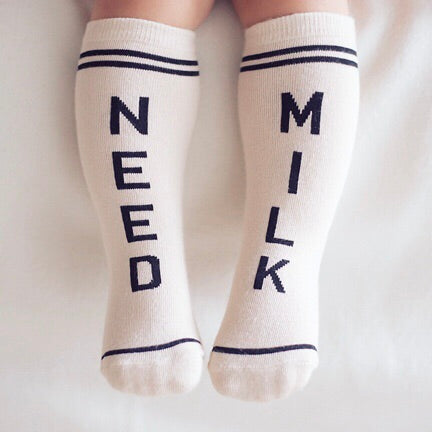 NEED MILK socks