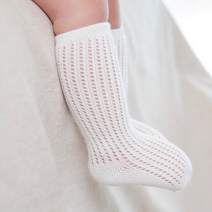 Angel Lace Socks - Snow