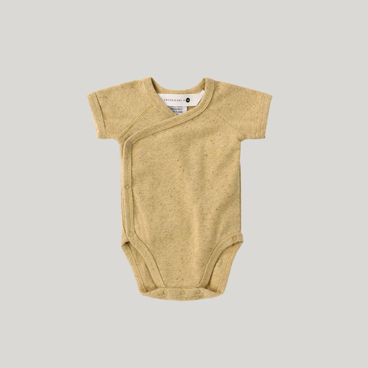 Susukoshi - Organic Kimono Bodysuit (Ginger Speckled)