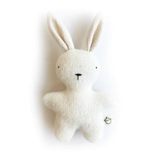 Ouistitine - Wool Bunny Rabbit (Blanc)