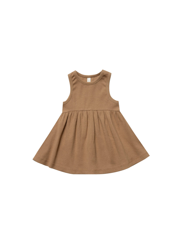 Quincy Mae - Ribbed Tank Dress (Copper)