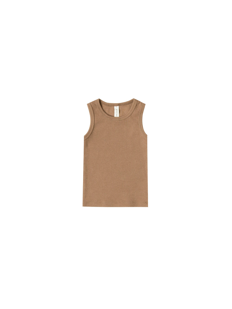 Quincy Mae - Ribbed Tank (Copper)