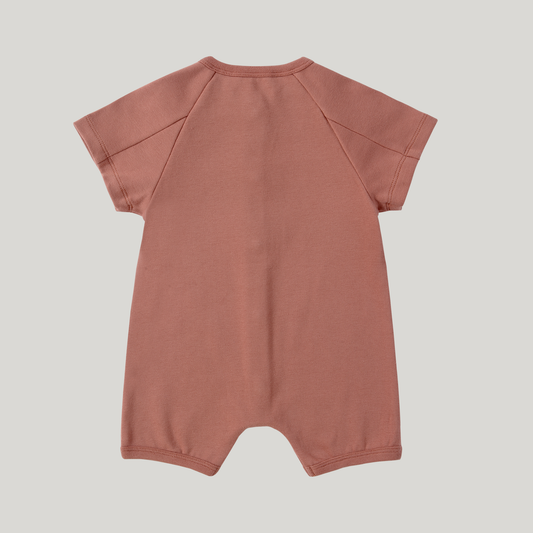 Susukoshi - Organic Snap Romper (Terracotta)