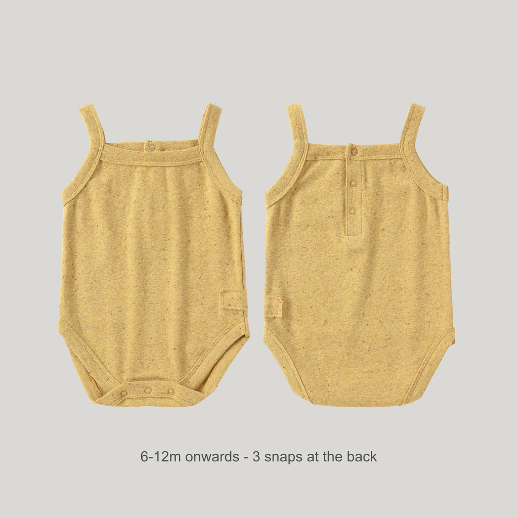 Susukoshi - Organic Tank Suit (Ginger Speckled) - Only 0/3 & 2Y