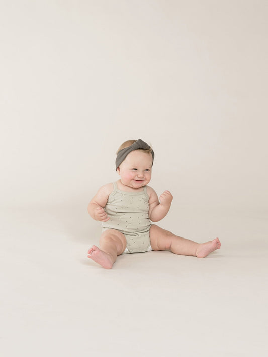 Quincy Mae - Ribbed Turban (Coal)