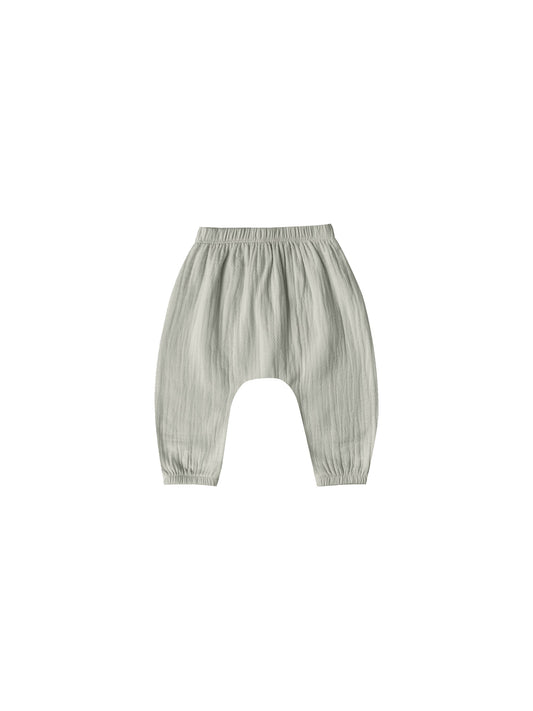 Quincy Mae - Woven Harem Pant (Sage)
